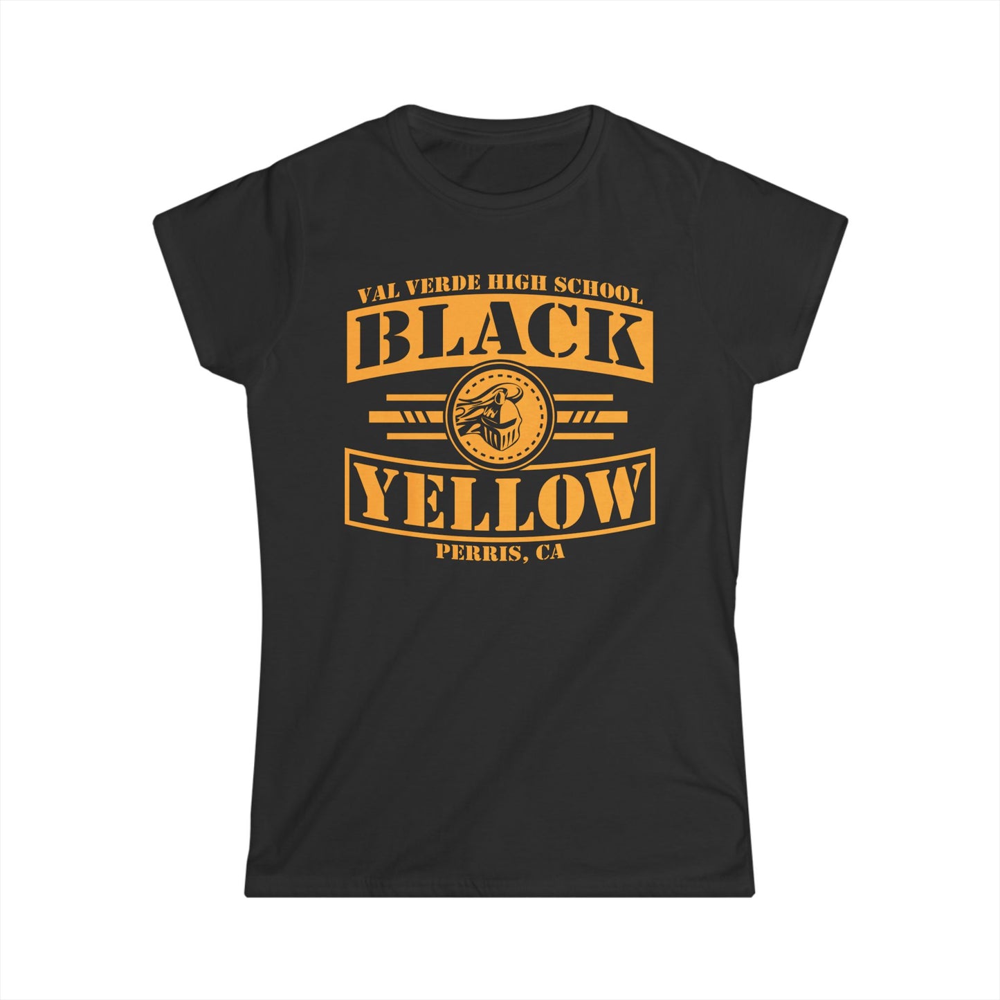 VVHS Knights Black & Yellow Tee - Women's